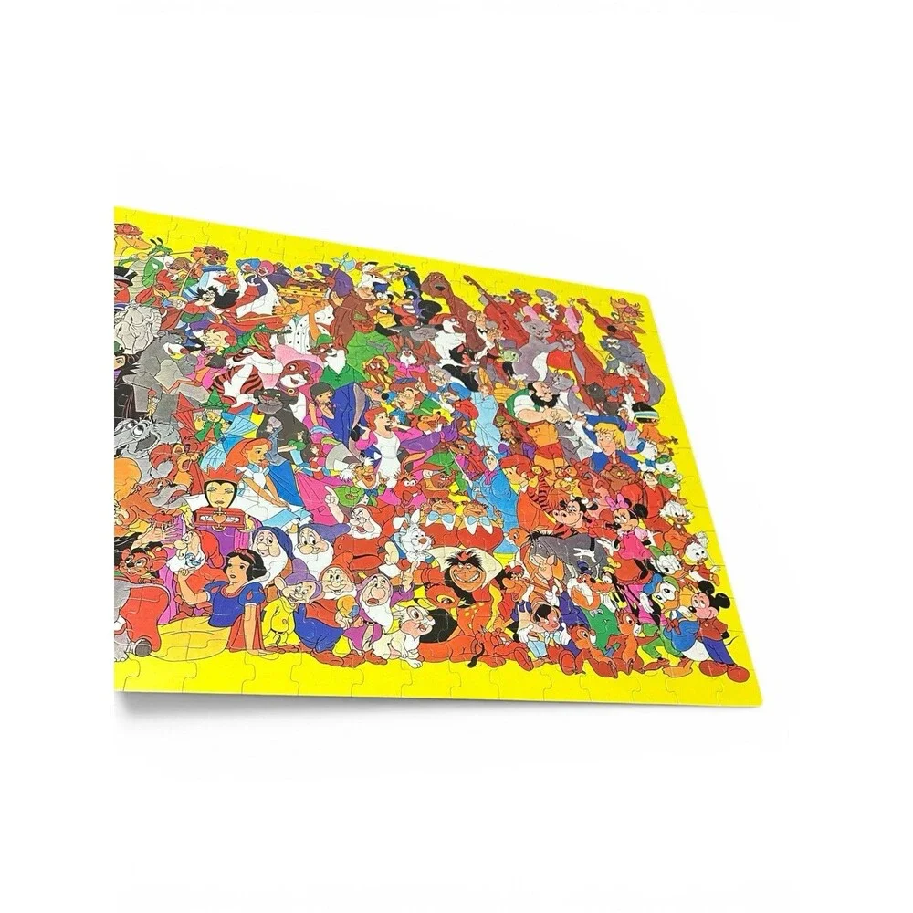 Disney Fantasy Characters 300 Extra Large Pieces Whitman 1981 Puzzle Complete